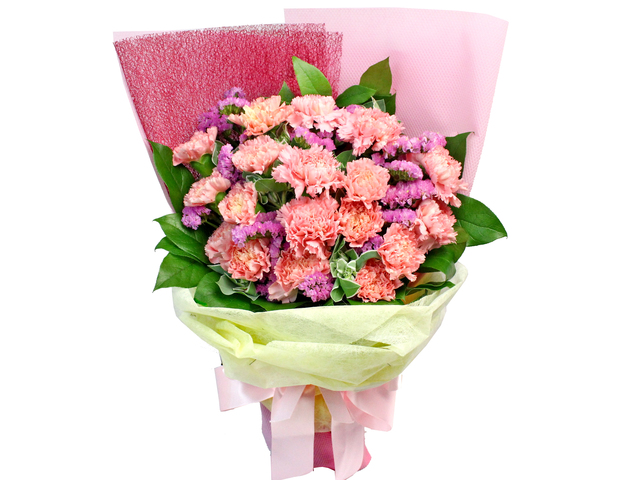 Florist Flower Bouquet - Carnations Bouquet F - L182361 Photo